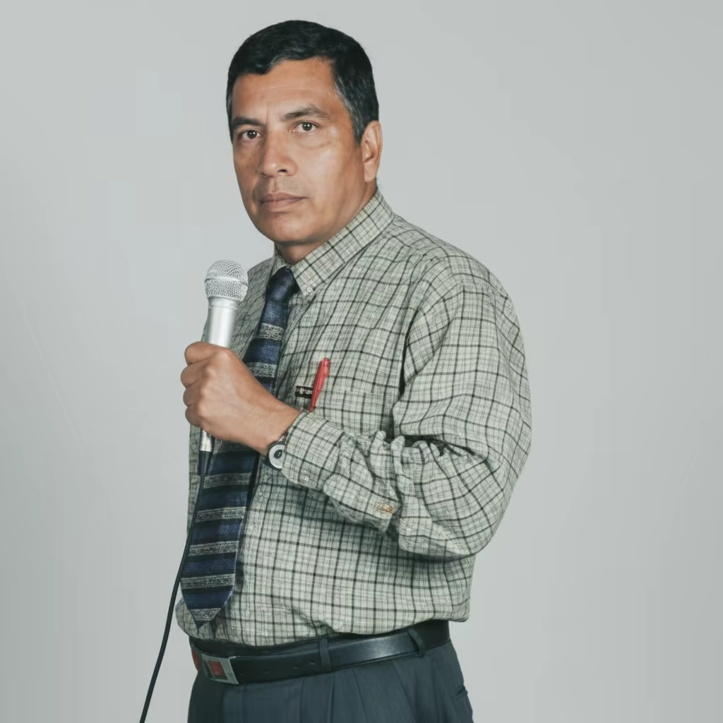 Pastor Santos Sandoval en el programa La Biblia Dice